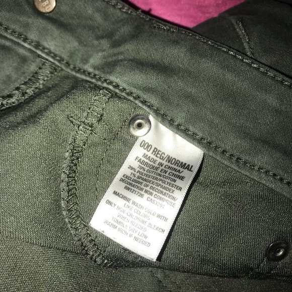 Olive green jeans - Picture 3 of 3